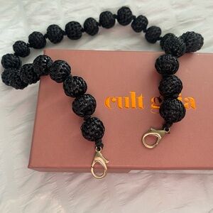 Cult Gaia Ibis Black Sunglasses Strap